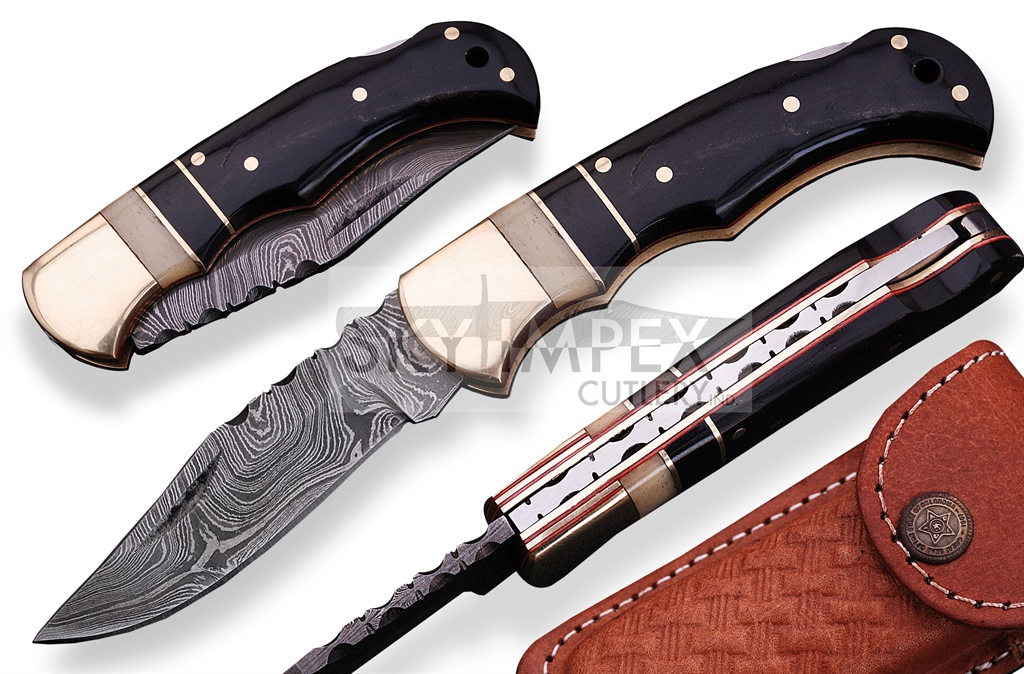 Damascus Folding Knives