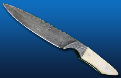 Damascus Hunting Knife