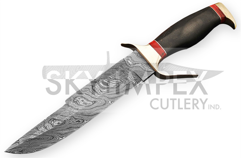 Damascus Bowie Knife