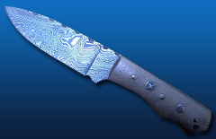 Damascus Hunting Knife