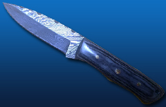 Damascus Hunting Knife