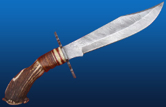 Damascus Hunting Knife