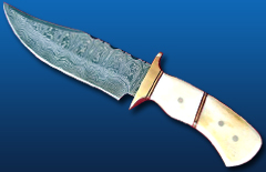 Damascus Hunting Knife