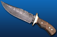 Damascus Hunting Knife