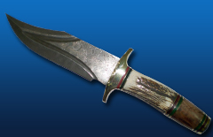 Damascus Hunting Knife