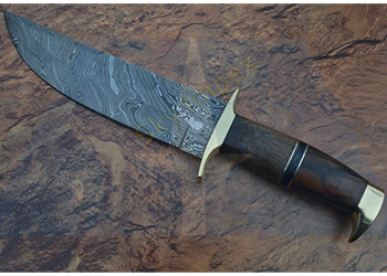 Damascus Bowie Knife