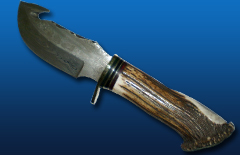 Damascus Hunting Knife