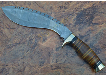 Damascus Bowie Knife