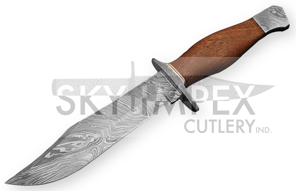 Damascus Bowie Knife