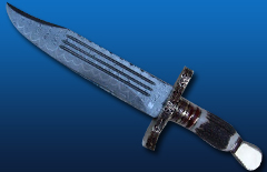 Damascus Hunting Knife