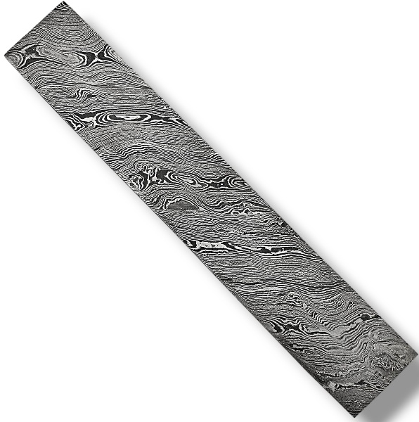 Damascus steel Twist Pattern Billet