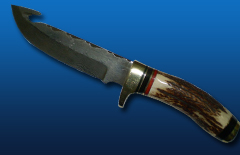 Damascus Hunting Knife