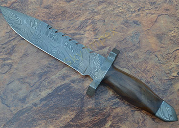 Damascus Bowie Knife