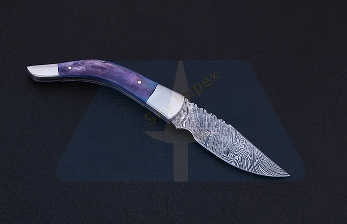 Damascus Folding Knife