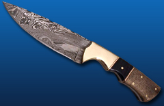 Damascus Hunting Knife