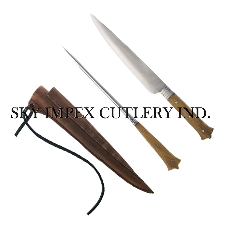 MEDIEVAL EATING KNIFE & PRICKER