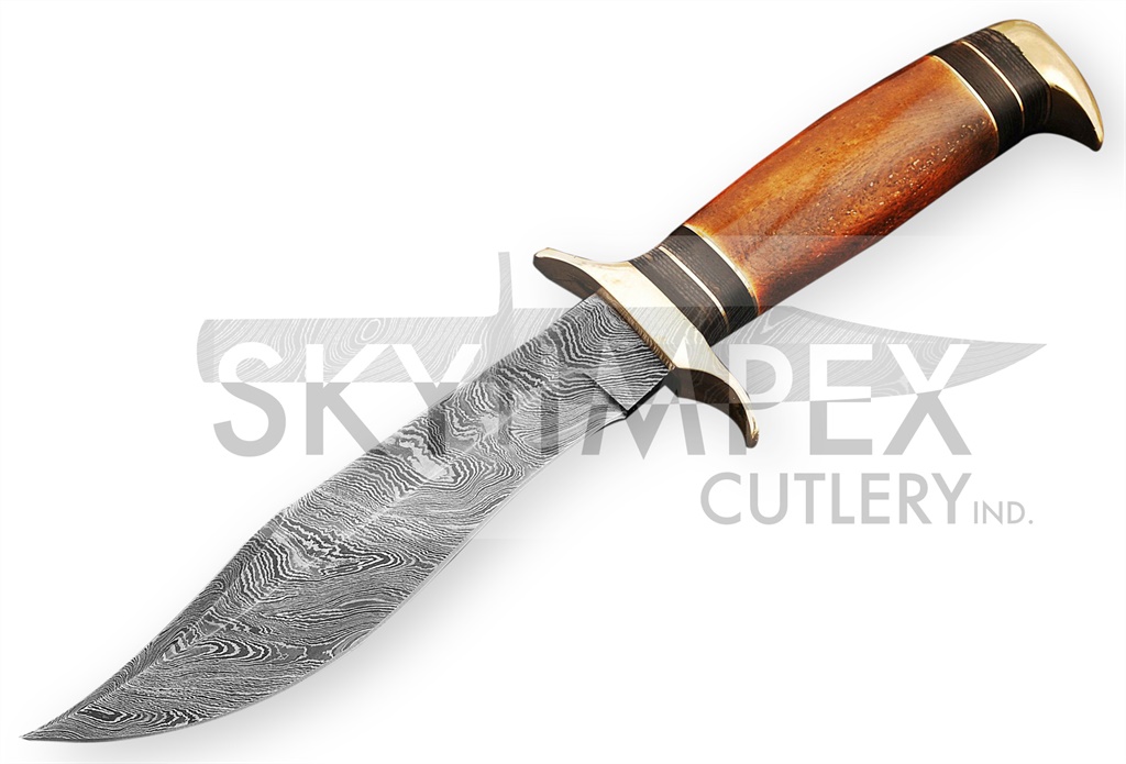 Damascus Bowie Knife