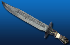 Damascus Hunting Knife