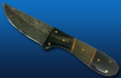 Damascus Hunting Knife