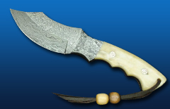 Damascus Hunting Knife