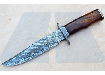 Damascus Bowie Knife