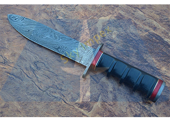 Damascus Bowie Knife