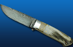 Damascus Hunting Knife