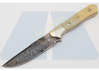 Damascus Hunting Knife