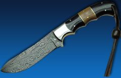 Damascus Hunting Knife