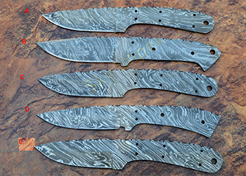 Damascus Blank Blade