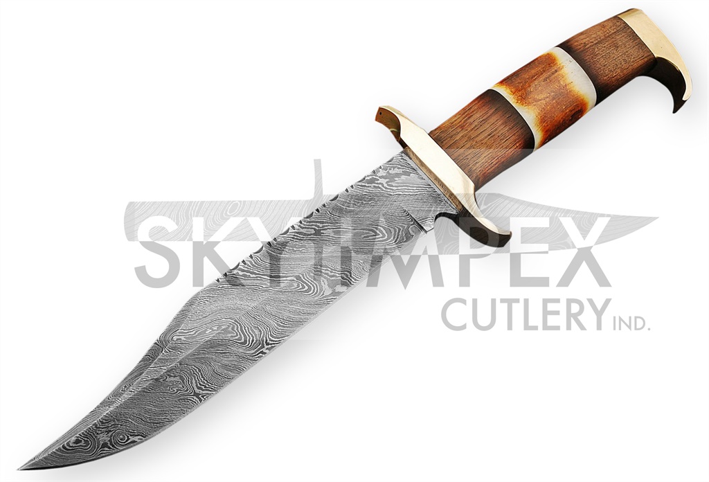 Damascus Bowie Knife