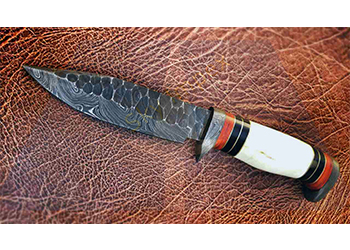 Damascus Bowie Knife