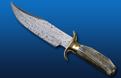 Damascus Hunting Knife