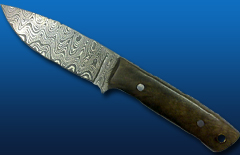 Damascus Hunting Knife