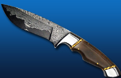 Damascus Hunting Knife