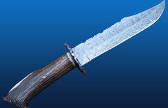 Damascus Hunting Knife