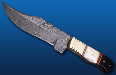 Damascus Hunting Knife