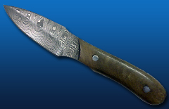 Damascus Hunting Knife