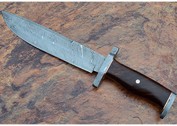 Damascus Bowie Knife