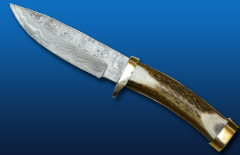 Damascus Hunting Knife