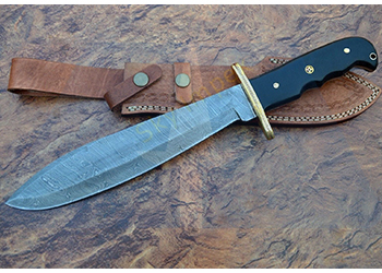 Damascus Bowie Knife