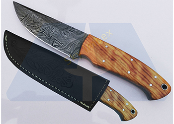 Damascus Hunting Knife