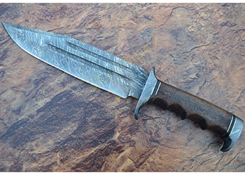 Damascus Bowie Knife