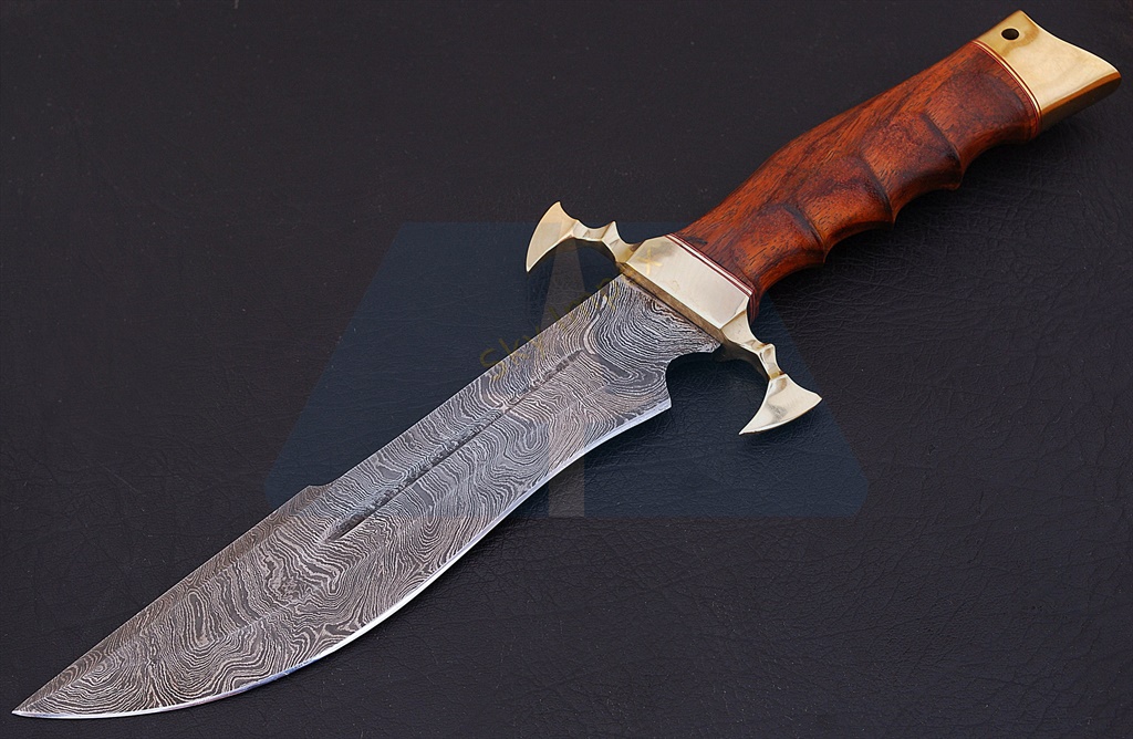 Damascus Bowie knives