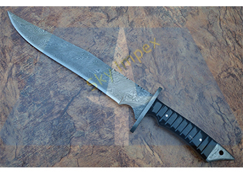 Damascus Bowie Knife