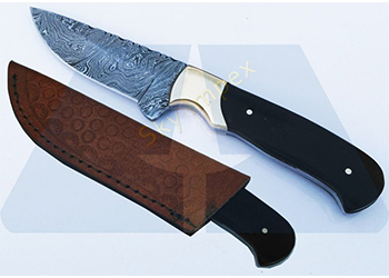 Damascus Hunting Knife