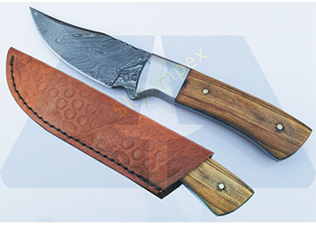 Damascus Hunting Knife