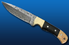 Damascus Hunting Knife