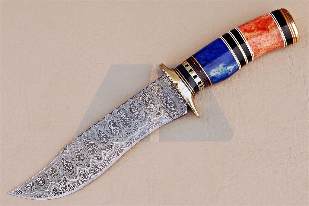 Damascus Bowie knives