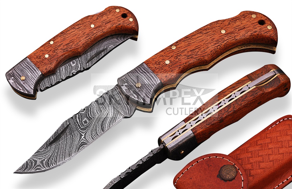 Damascus Folding Knives